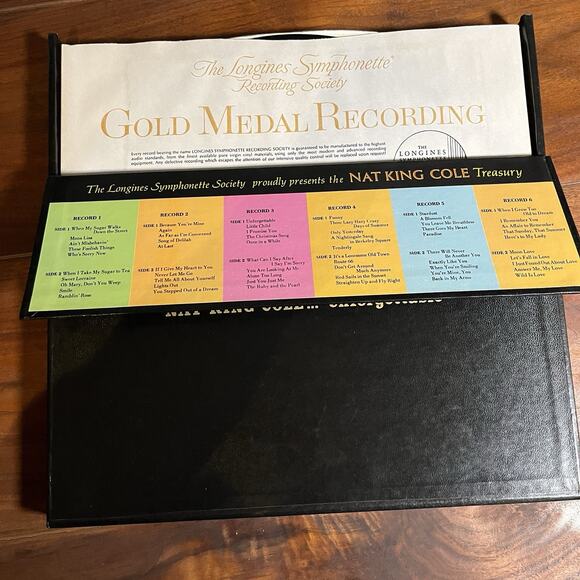 Nat King Cole Unforgettable Golden Treasury 6x Vinyl LP Box Set 1966 Capitol - Picture 3 of 16